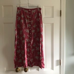 Floral Midi Skirt